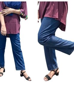 Denim Cotton Formal Pant
