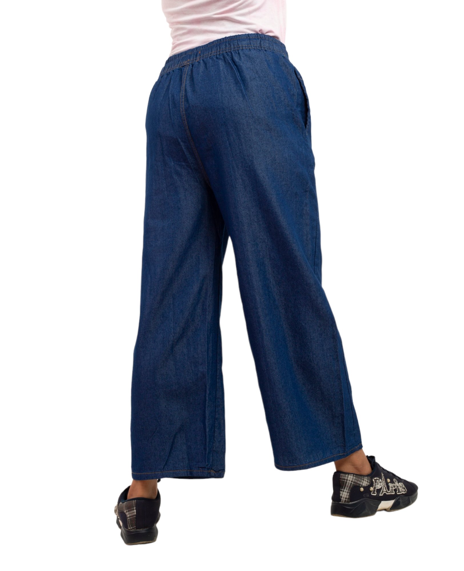 Denim Elastic Plazu (Dark Blue) - Image 3