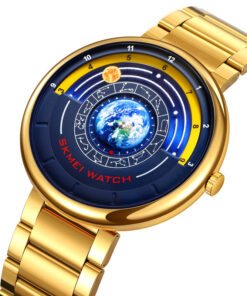 SKMEI Starry Sky Quartz Watch | 100% Authentic | SKMEI 2361 Golden
