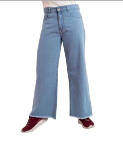 Denim Cotton Plazu(Light Blue)