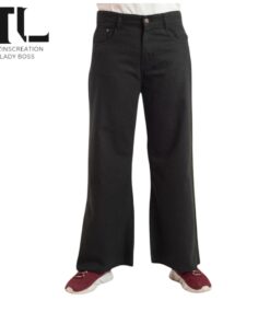 Denim Cotton Plazu (Black)