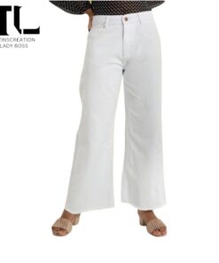 Denim Cotton Plazu (White)