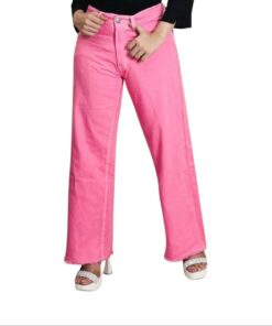Denim Cotton Plazu (Pink)