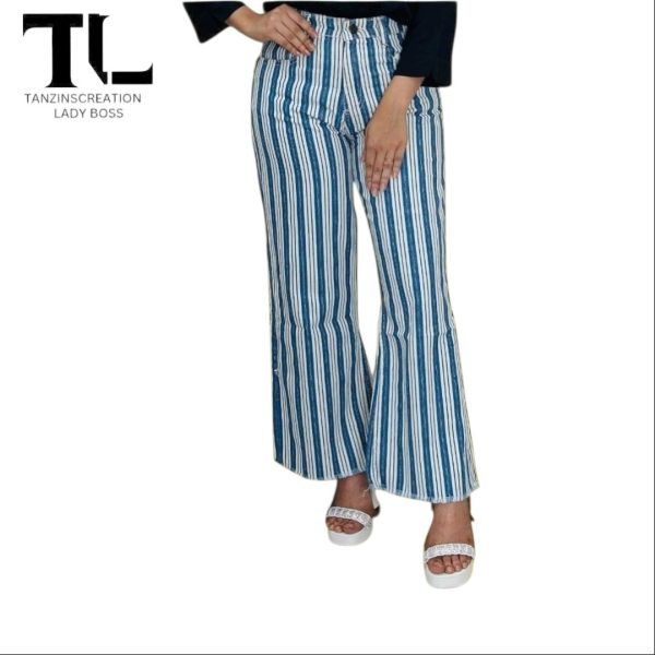 Denim Cotton Plazu (Blue Step)